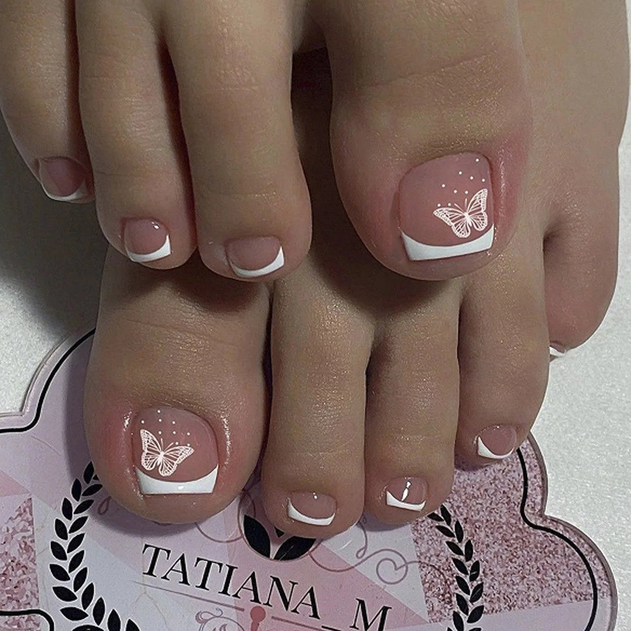 24Pcs - 12 Sizes Press on Toenails