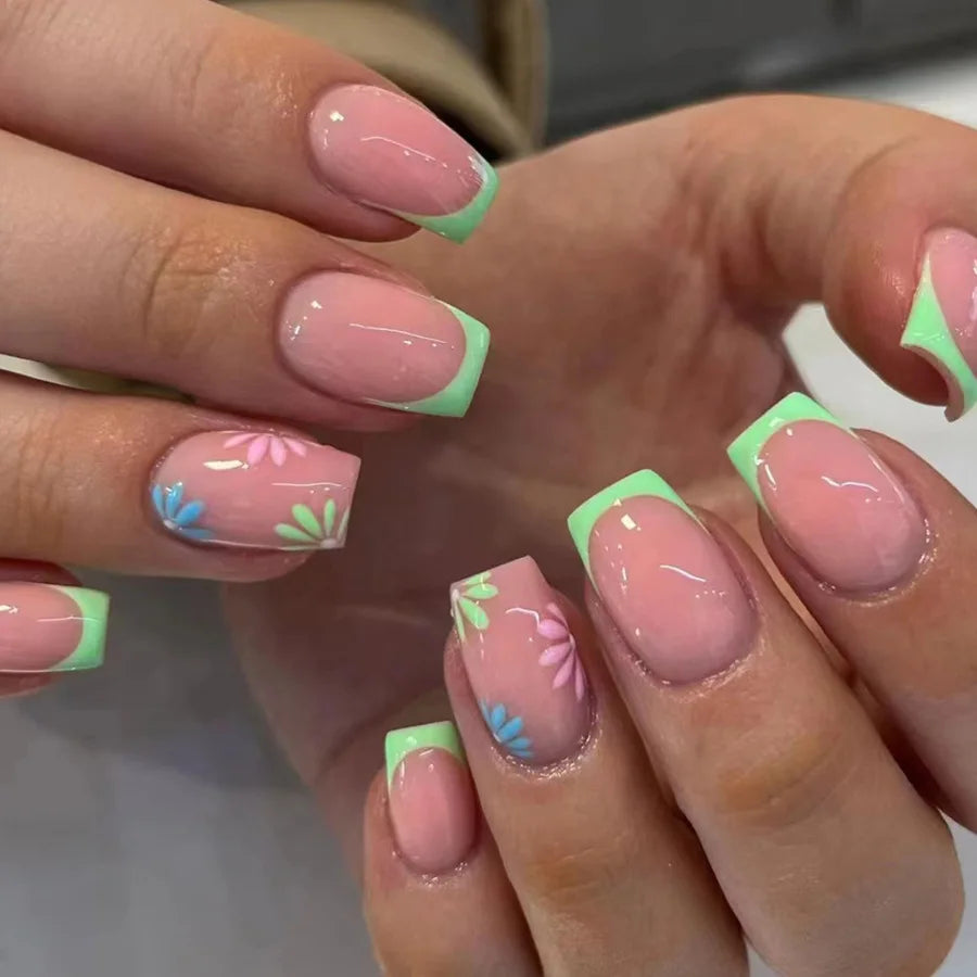 24Pcs -12 Sizes Press On Nails