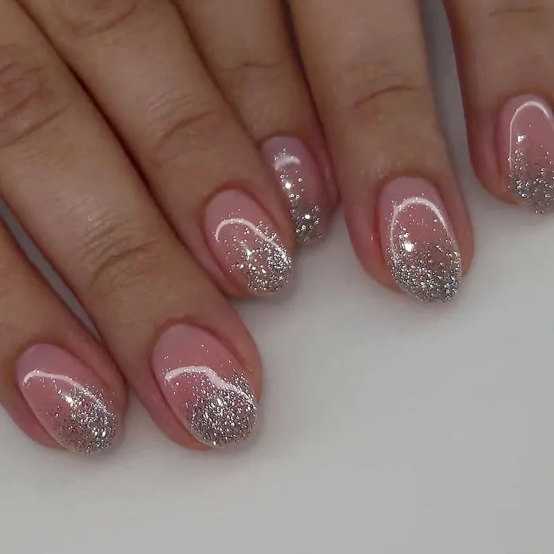 24Pcs -12 Sizes Acrylic Press On Nails