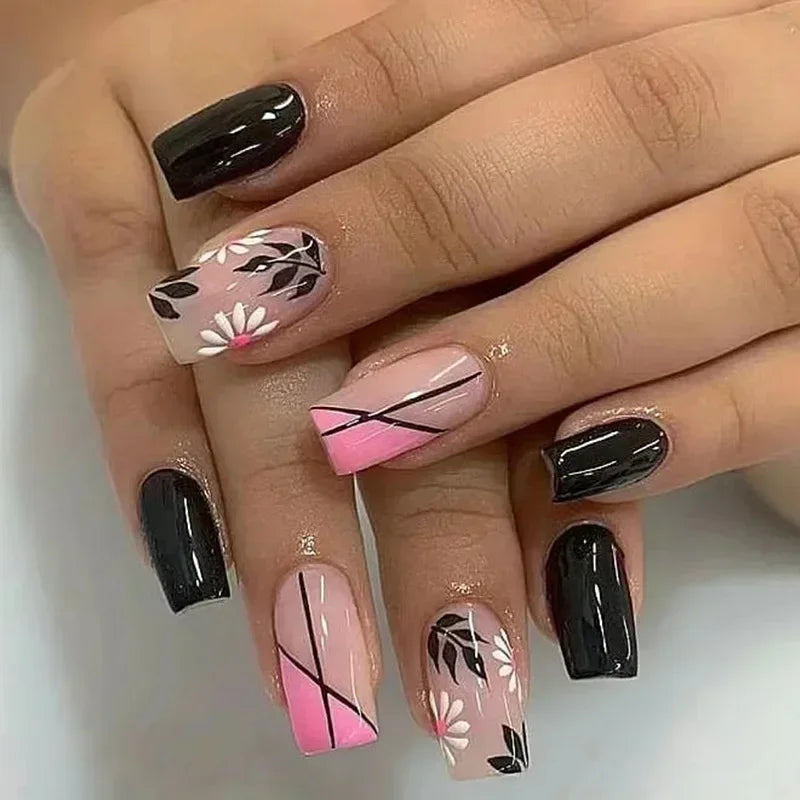 24Pcs -12 Sizes Press On Nails