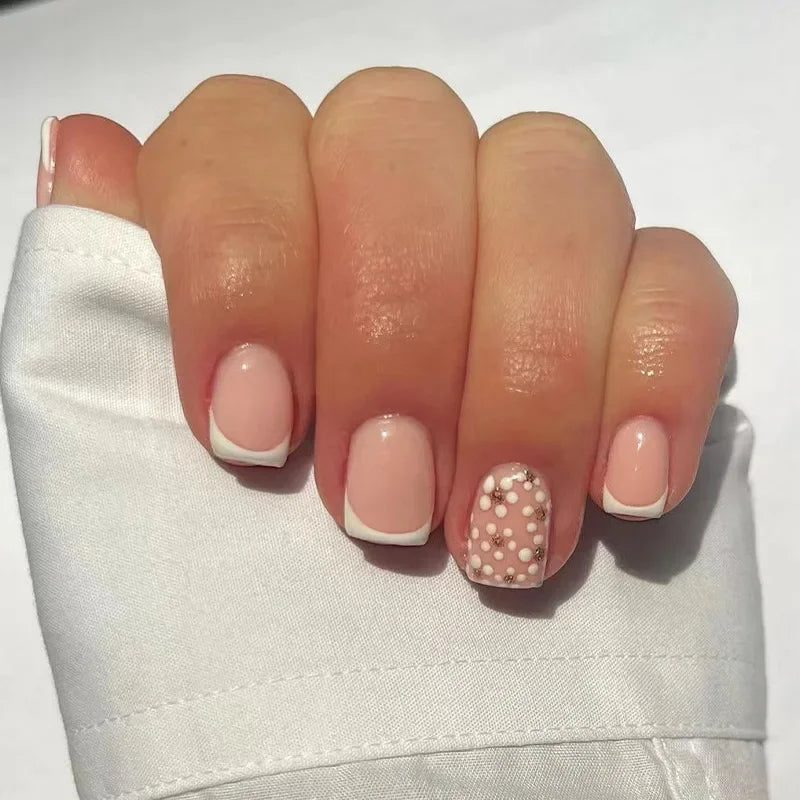 24Pcs -12 Sizes Acrylic Press On Nails