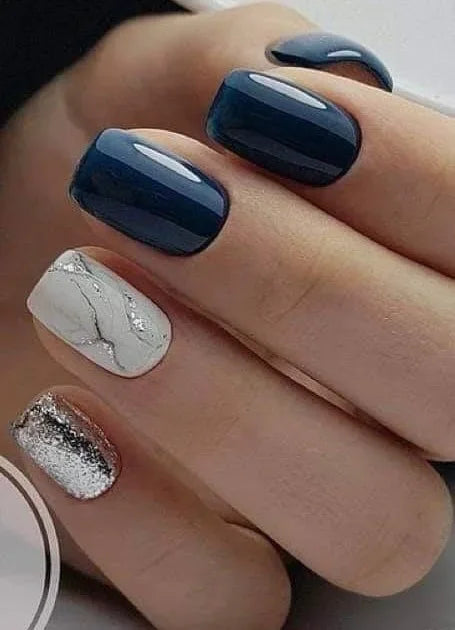 24Pcs -12 Sizes Acrylic Press On Nails