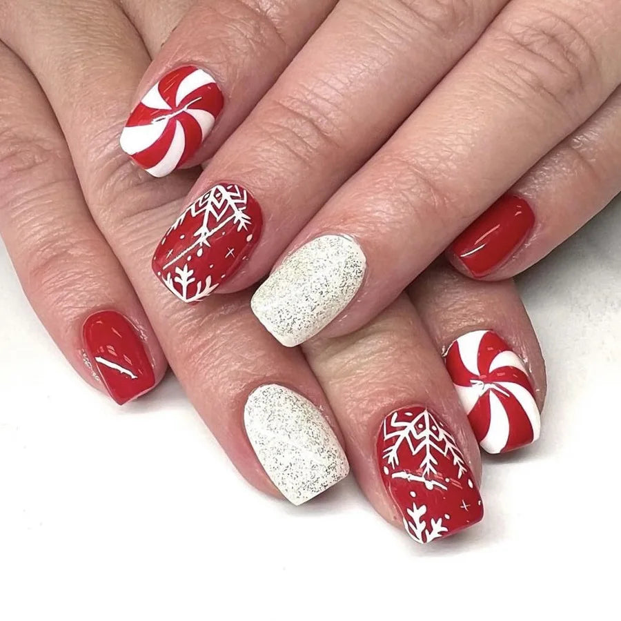 24Pcs -12 Sizes Press On Nails