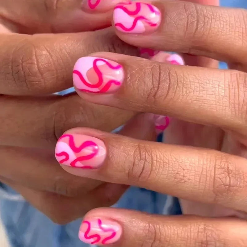 24Pcs -12 Sizes Press On Nails