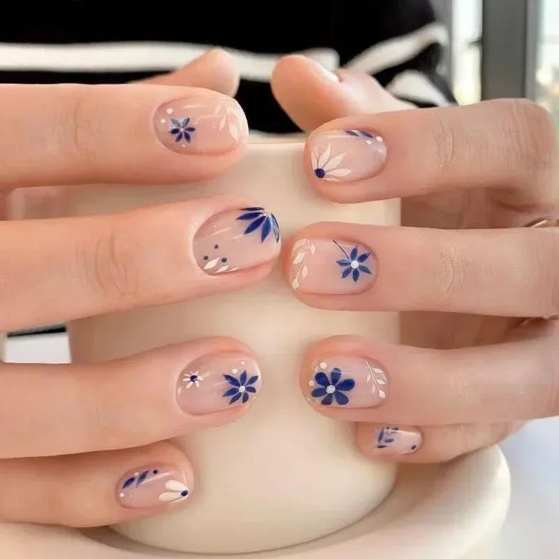 24Pcs -12 Sizes Press On Nails
