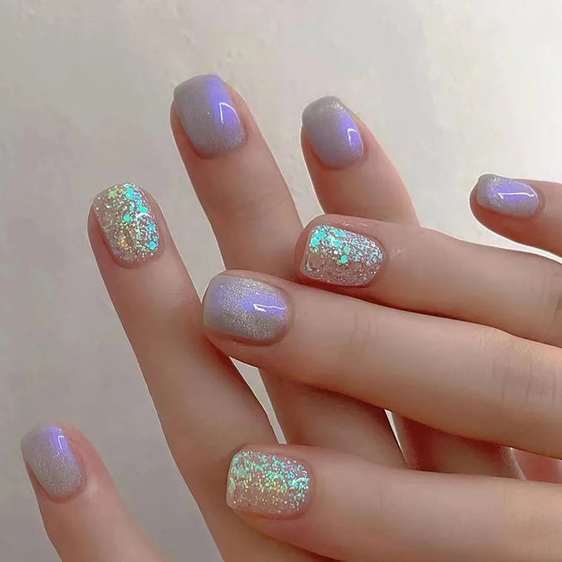 24Pcs -12 Sizes Acrylic Press On Nails