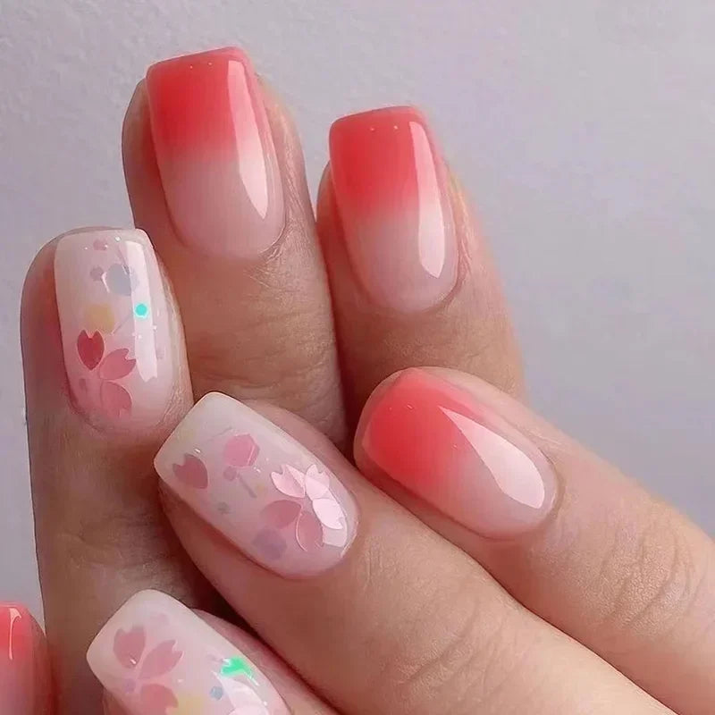24Pcs -12 Sizes Press On Nails