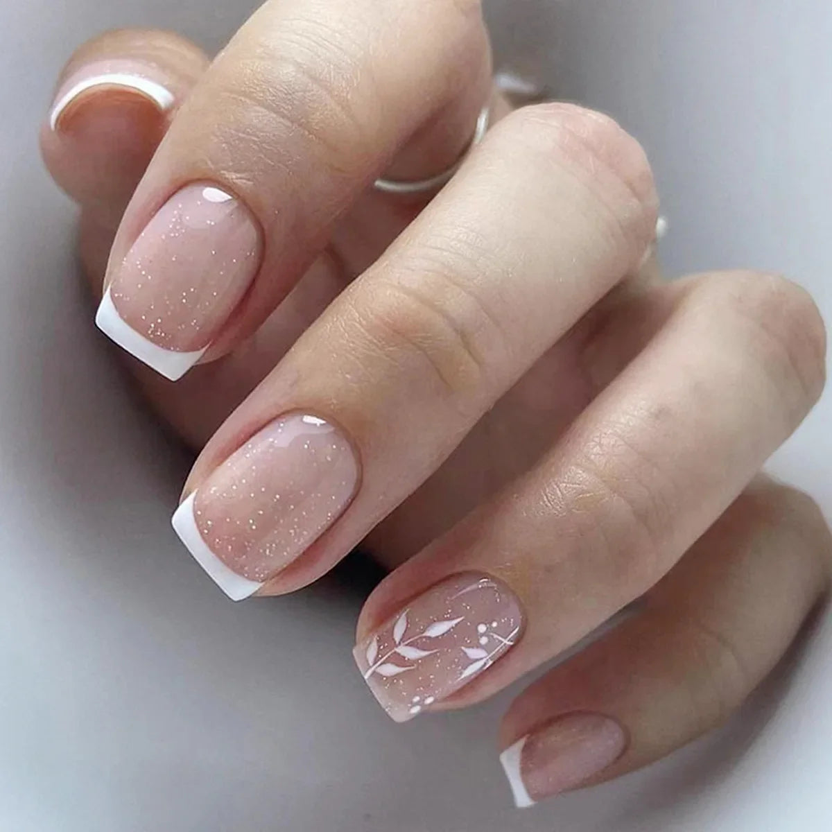 24Pcs -12 Sizes Acrylic Press On Nails