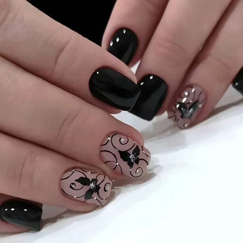 24Pcs -12 Sizes Press On Nails