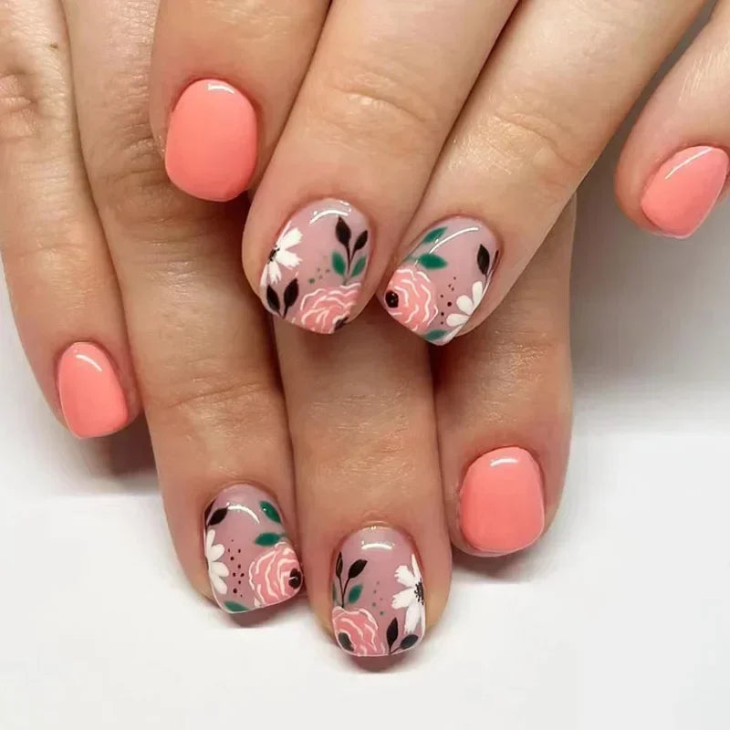 24Pcs -12 Sizes Press On Nails