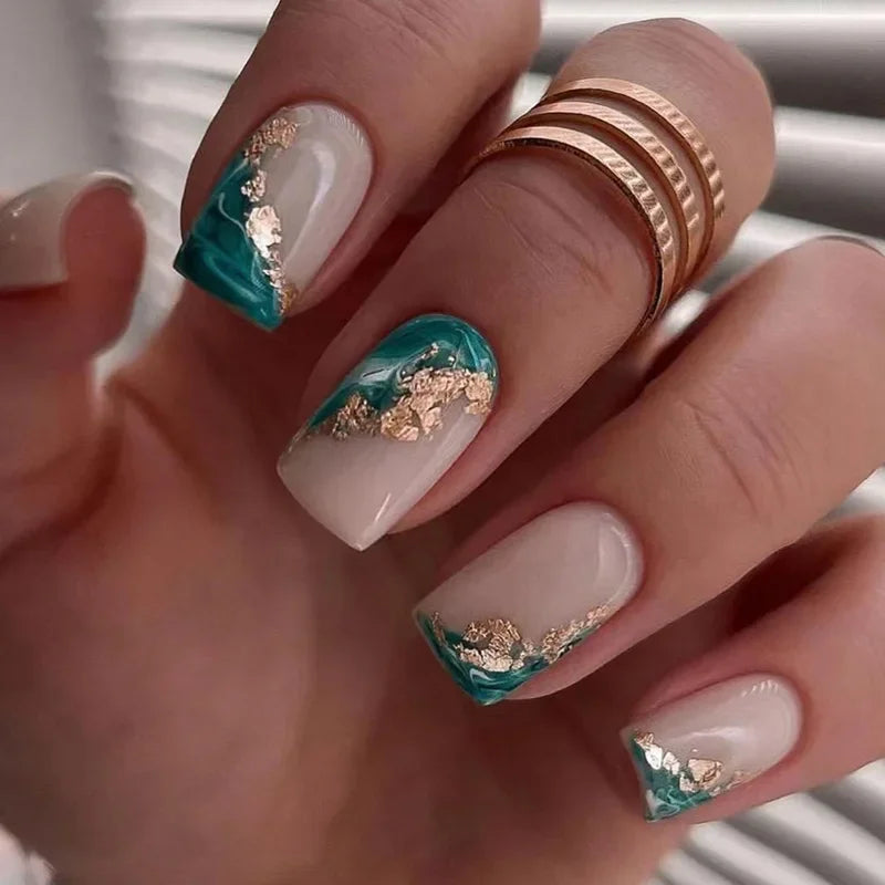 24Pcs -12 Sizes Acrylic Press On Nails