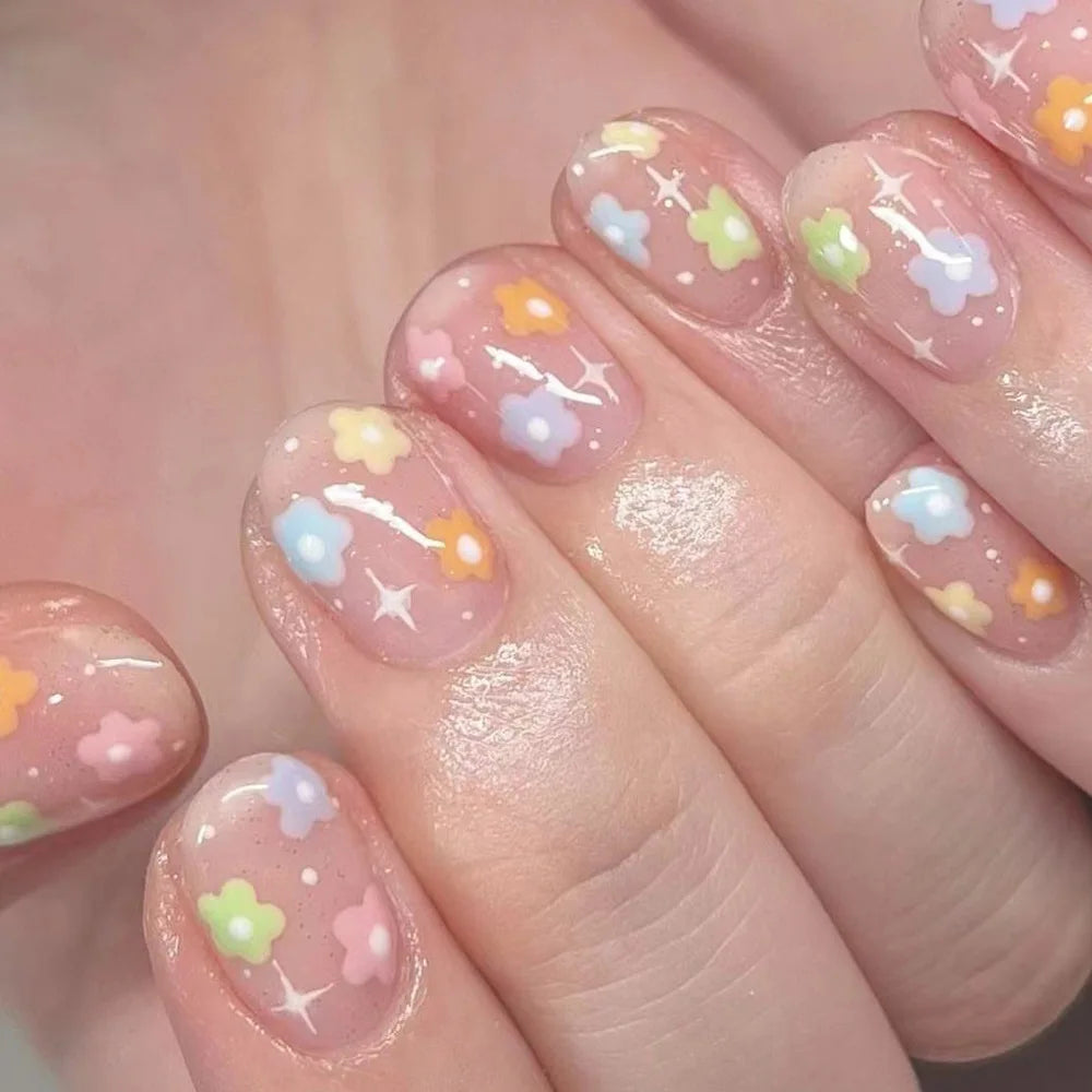24Pcs -12 Sizes Press On Nails