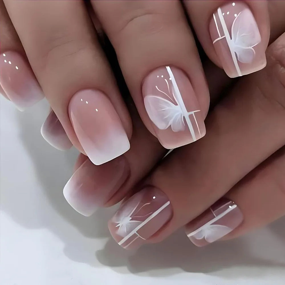 24Pcs -12 Sizes Press On Nails