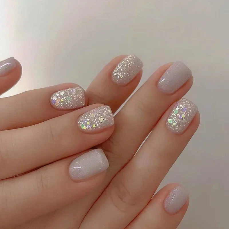 24Pcs -12 Sizes Acrylic Press On Nails