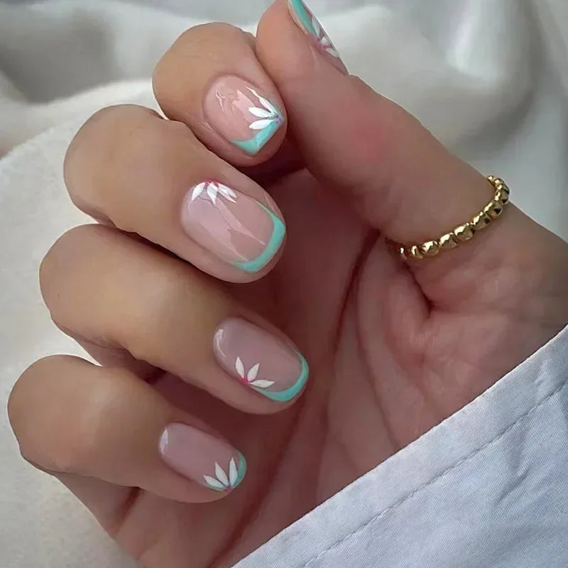 24Pcs -12 Sizes Press On Nails