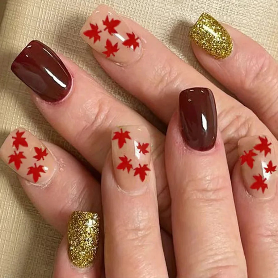 24Pcs -12 Sizes Press On Nails