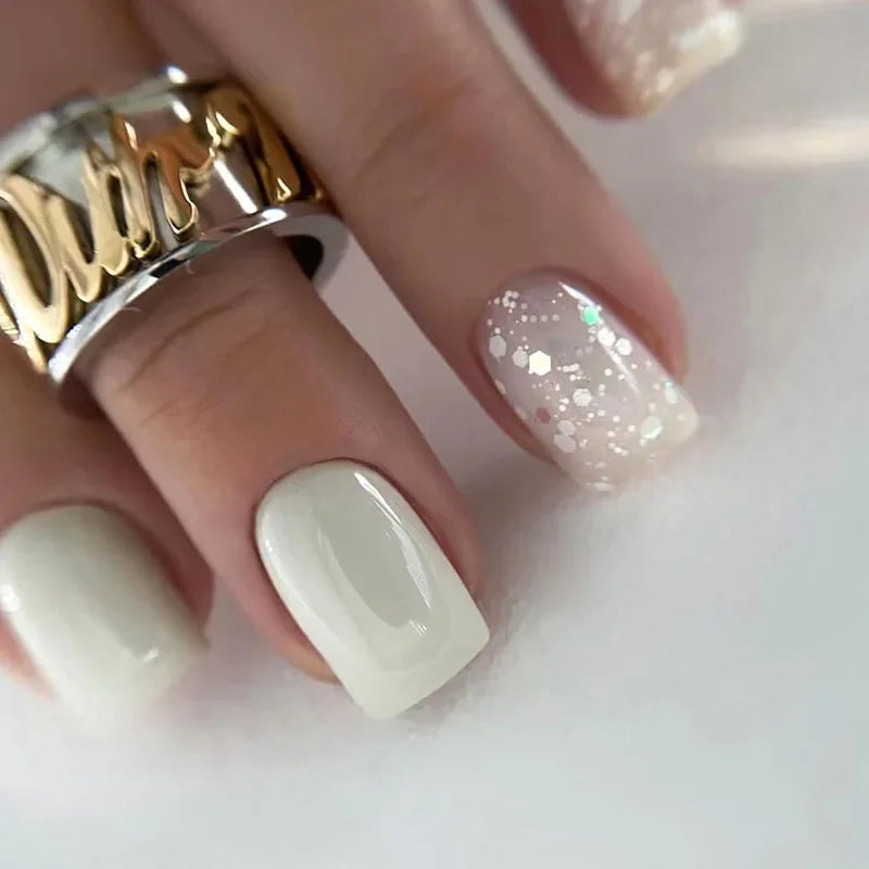 24Pcs -12 Sizes Acrylic Press On Nails