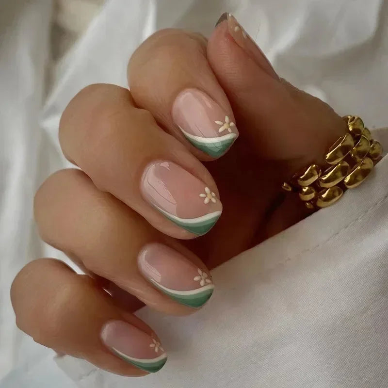 24Pcs -12 Sizes Press On Nails