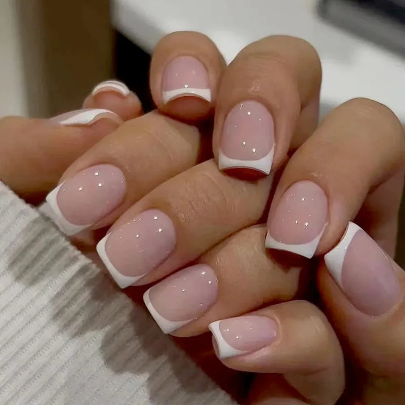 24Pcs -12 Sizes Acrylic Press On Nails