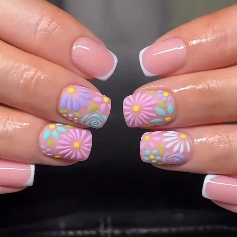 24Pcs -12 Sizes Press On Nails