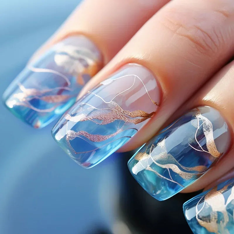 24Pcs -12 Sizes Press On Nails