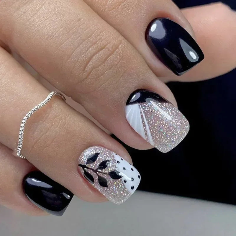 24Pcs -12 Sizes Press On Nails
