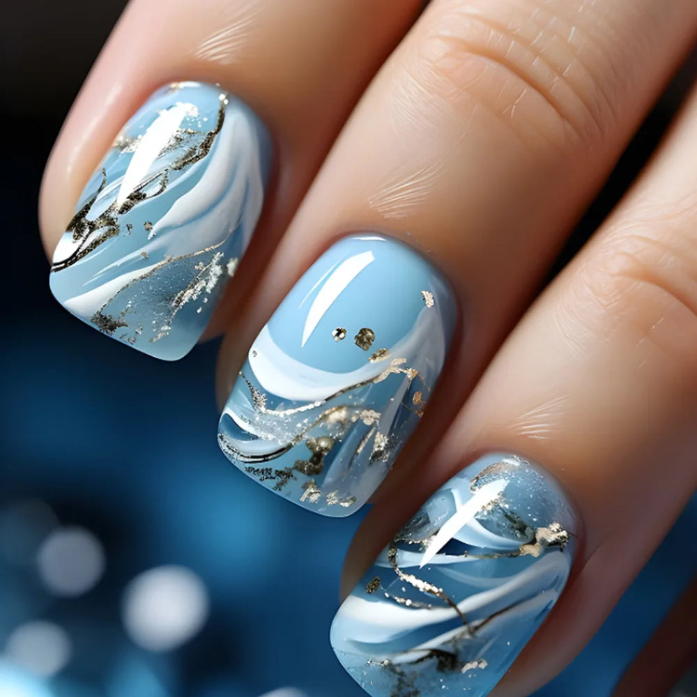 24Pcs -12 Sizes Press On Nails