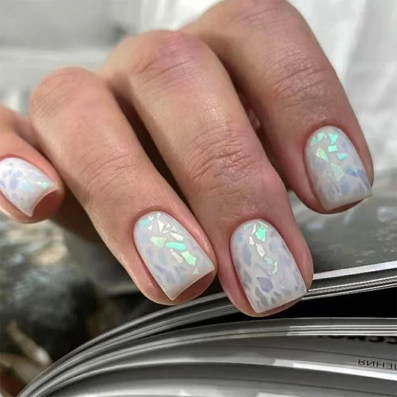 24Pcs -12 Sizes Acrylic Press On Nails