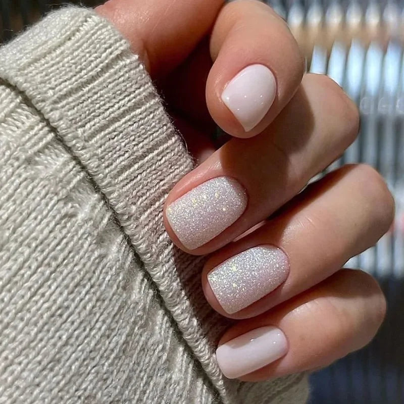 24Pcs -12 Sizes Acrylic Press On Nails