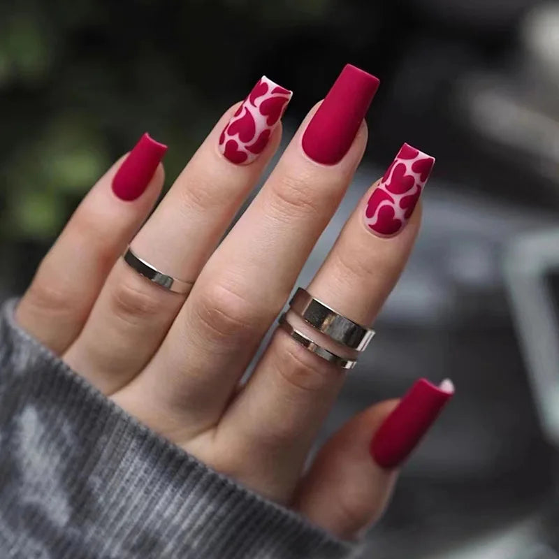 24Pcs -12 Sizes Press On Nails