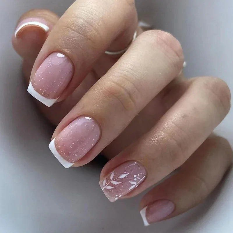 24Pcs -12 Sizes Acrylic Press On Nails