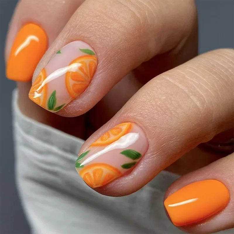 24Pcs -12 Sizes Acrylic Press On Nails
