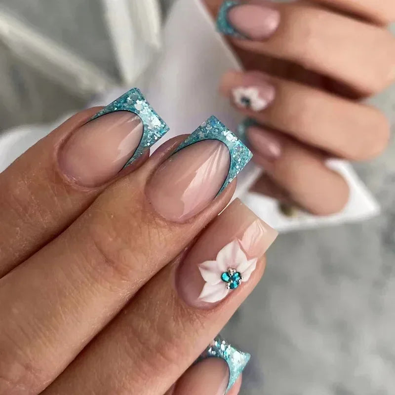 24Pcs -12 Sizes Press On Nails