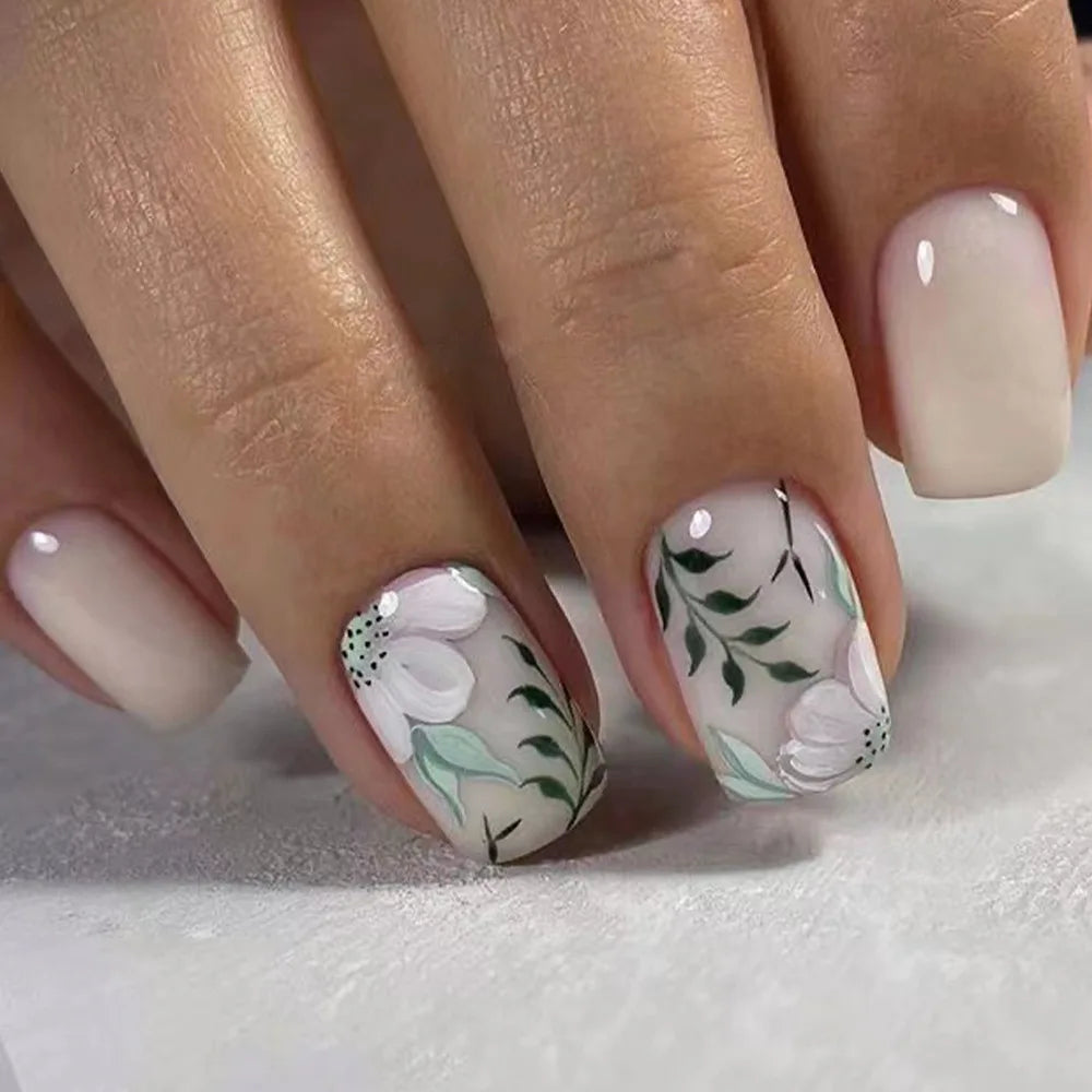 24Pcs -12 Sizes Press On Nails