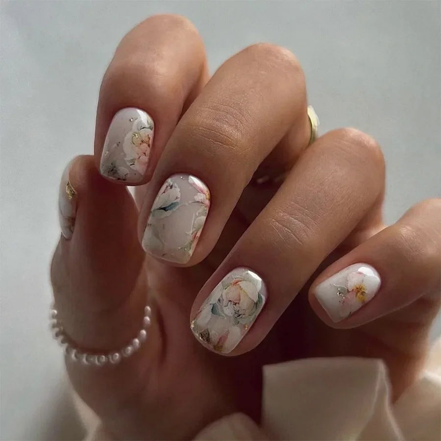24Pcs -12 Sizes Acrylic Press On Nails