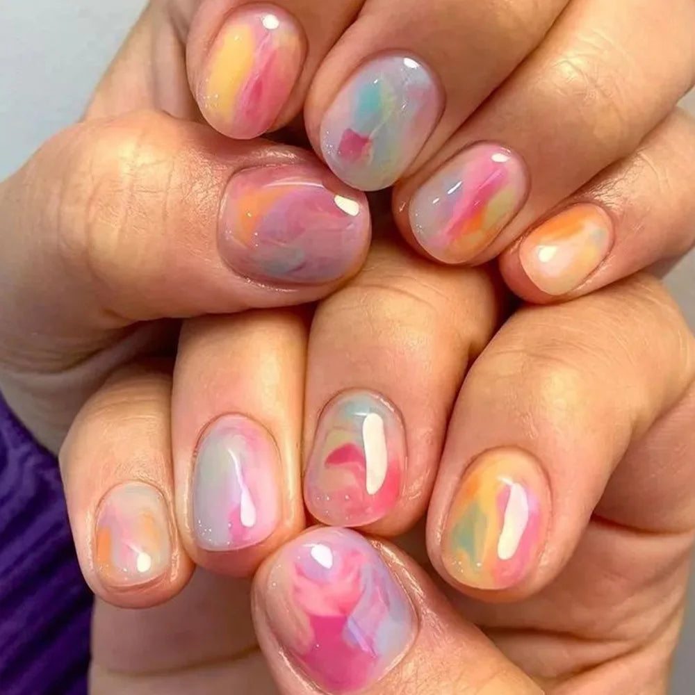24Pcs -12 Sizes Press On Nails