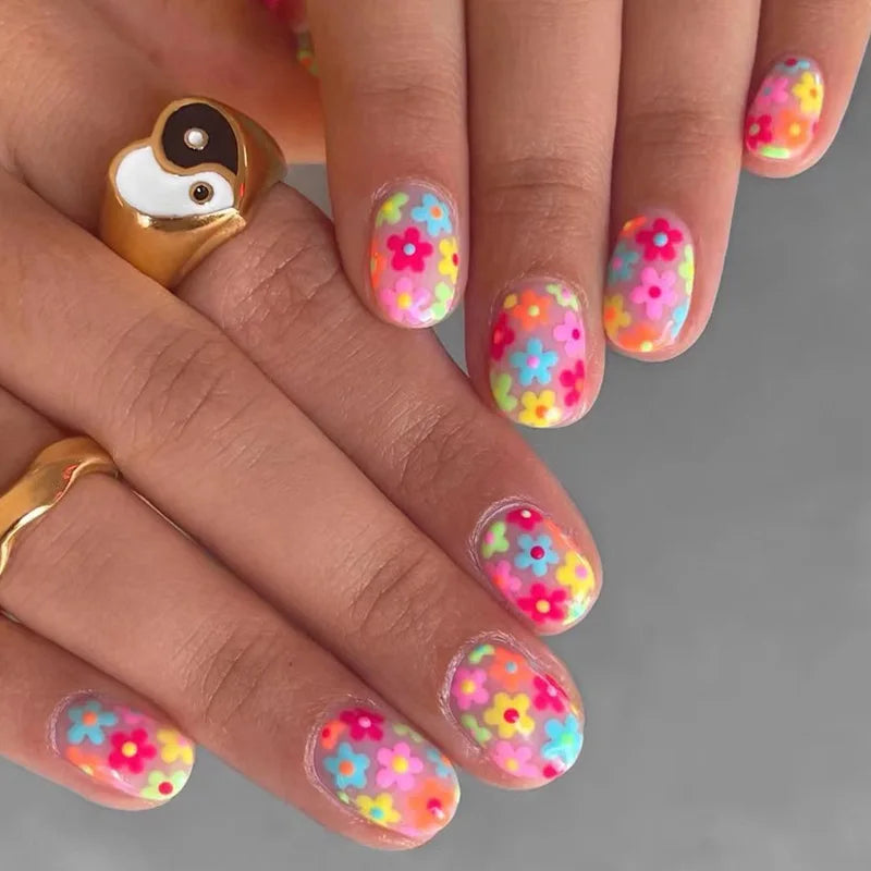 24Pcs -12 Sizes Press On Nails